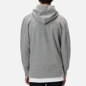 John Elliott Heather Gray villain hooded sweater